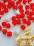 Terço Corrente - Vermelho/Dourado - Juliana Costa Atelier