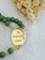 Terço Cordão - Verde Militar/Dourado na internet
