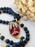 Terço Cordão - Preto/Dourado - comprar online