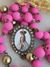 Terço Corrente com Foto - Pink/Ouro Envelhecido na internet