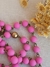 Terço Corrente com Foto - Rosa/Ouro Envelhecido - comprar online