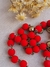Terço Corrente - Vermelho/Ouro Envelhecido - comprar online