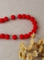 Terço Cordão - Vermelho/Prata - Juliana Costa Atelier