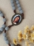 Terço Cordão com Foto - Cinza/Ouro Envelhecido - comprar online