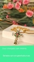CHOKER MALHA REGULAVEL COM PINGENTE DE CRUZ CRAVEJADA (CK0101)