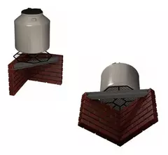 BASE PARA TANQUE DE AGUA DE CHATO 500 LITROS WATERFUSION en internet