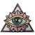 G1341 OJO TRIANGULO 20x17,5CM - comprar online