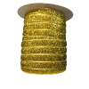 FITA LUREX ESPONJOSA DOURADA 10MM - METRO
