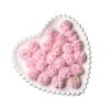 POMPOM DE MALHA TELINHA ROSA BEBÊ (2,5CM) - 10 UNIDADES