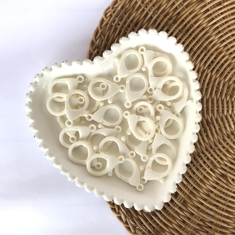 FECHO LAGOSTA 3,5CM OFF WHITE - 1 UNIDADE