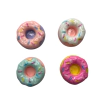 APLIQUE DONUTS SORTIDO EM RESINA - 4 UNIDADES