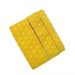 KIT FITA SINIMBU POMPOM AMARELA - 3 METROS (1 METRO DE CADA TAMANHO)