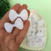 LACINHO DE CROCHÊ BRANCO 4CM - 4 UNIDADES