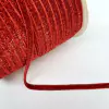 FITA LUREX ESPONJOSA VERMELHA 10MM - METRO