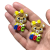 APLIQUE ESCOLAR URSO AMARELO ABC EMBORRACHADO - 1 UNIDADE - comprar online