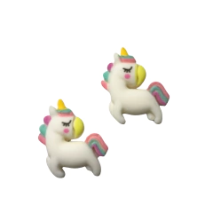 APLIQUE UNICÓRNIO EM RESINA - 2 UNIDADES - comprar online