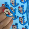 APLIQUE URSO MARINHEIRO COM ÂNCORA EMBORRACHADO - 2 UNIDADES