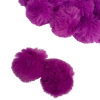 POMPOM PELINHO ROXO (6CM) - 2 UNIDADES