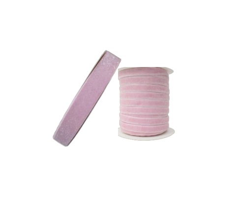 FITA VELUDO COM BRILHO ROSA BEBE - METRO - comprar online