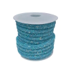 TUBO DE STRASS 8MM AZUL - 1 METRO