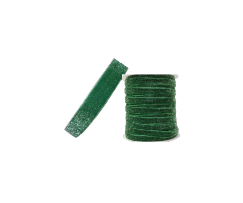 FITA VELUDO COM BRILHO VERDE BANDEIRA - METRO - comprar online