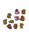 KIT APLIQUE CAPIVARA EMBORRACHADO - 4 UNIDADES SORTIDAS - comprar online