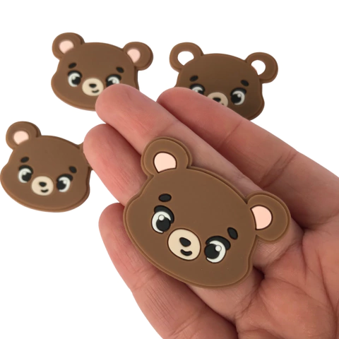 Aplique urso emborrachado - 2 unidades