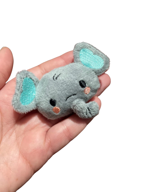 APLIQUE PELUCIA ELEFANTE - 1 UNIDADE - comprar online
