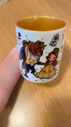 taza bella y bestia