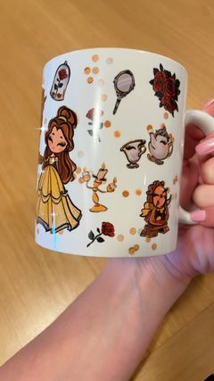 taza bella y bestia - comprar online