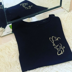 Remera Minnie Dorada
