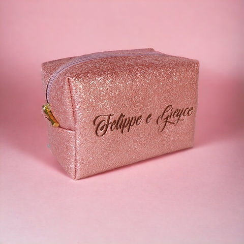 Necessaire Box P Shine Bordada (15x10x8cm) - (10 unidades)
