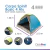Carpa Spinit Basic 4 Azul y Verde Camping para 4 personas - Tienda Click Fast