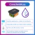 Tuppers Taper Vidrio Con Tapa Contenedor Hermetico 370 Ml Ou Negro - comprar online