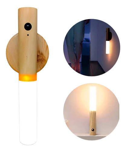 Lampara Luz Led Pared Usb Con Sensor De Movimiento