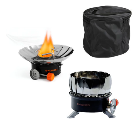 Anafe Portail Kushiro Hornalla Con Protección Contra Viento