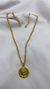 COLAR ELOS MEDALHA LEÃO CENTRAL