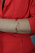 BRACELETE ONDULADO ABERTO DOURADO