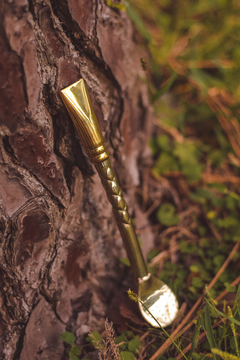 BOMBILLON CINCELADO PICO BRONCE - comprar online