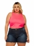 Top Cropped Regata Cavada Feminino Plus Size Blusinha Gringa - comprar online