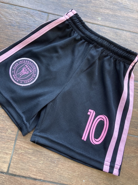 Short Inter Miami Negro Niños