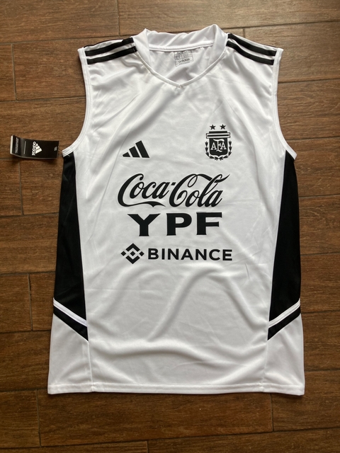 Musculosa AFA blanca adultos