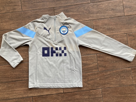 Buzo Medio Cierre Manchester City GRIS Niño