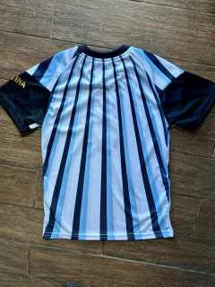 Camiseta Argentina Pre Match rayada niños - pampa sports
