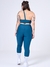 CONJUNTO LEGGING CANELADA + TOP URBAN CANELADO NAVY - SANTABELLA | Moda Fitness