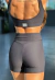 CONJUNTO TOP SANTABELLA 2.0 + SHORTS CANELADO BLACK - SANTABELLA | Moda Fitness
