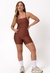 MACAQUINHO CROSSBACK CACAU - SANTABELLA | Moda Fitness