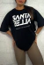 Imagem do CAMISETA OVERSIZED SILK SANTABELLA PRETA