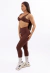 CONJUNTO LEGGING CROSS OVER + TOP SOFT ACTIVE ESPRESSO na internet