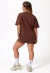 CAMISETA OVERSIZED SILK SANTABELLA MOCHA na internet
